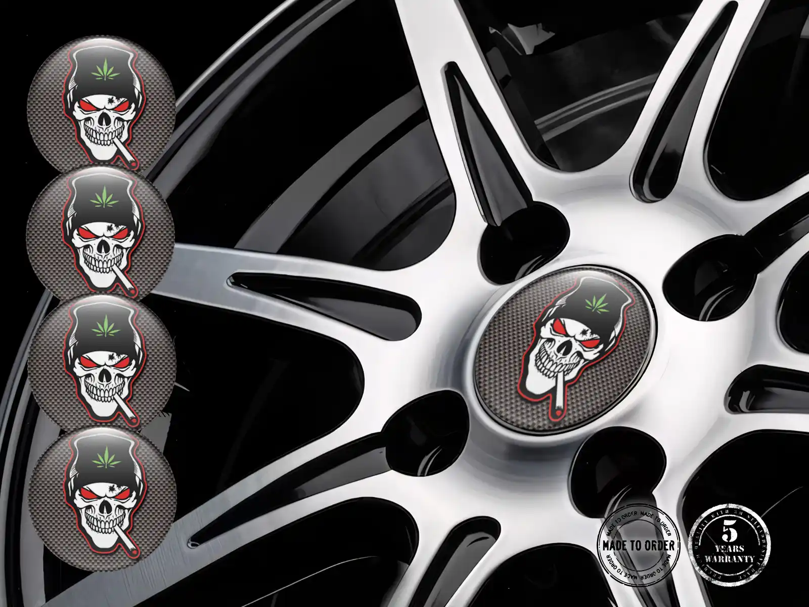 Wheel badge Luxury Edition Racing Dome for Cars